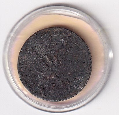 VOC Duit Utrecht 1786 in mindere kwaliteit, Vóór koninkrijk, Verzenden, Zilver, Overige waardes