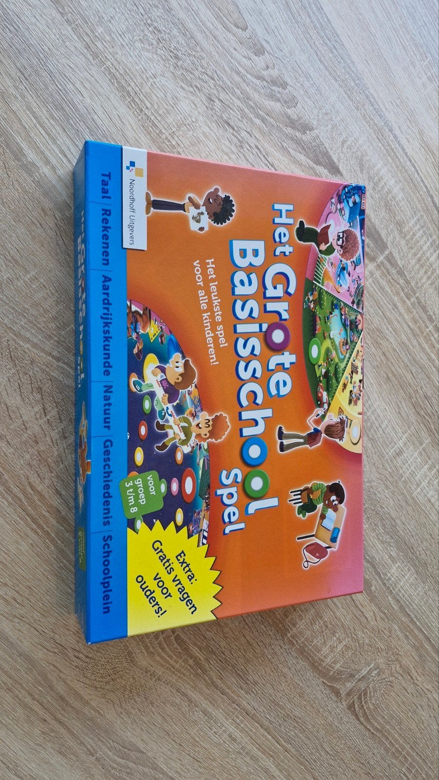 Het Grote Basisschool Spel - Educatief bordspel - Zgan, Vijf spelers of meer, Ophalen of Verzenden, Zo goed als nieuw, Noordhoff Uitgevers