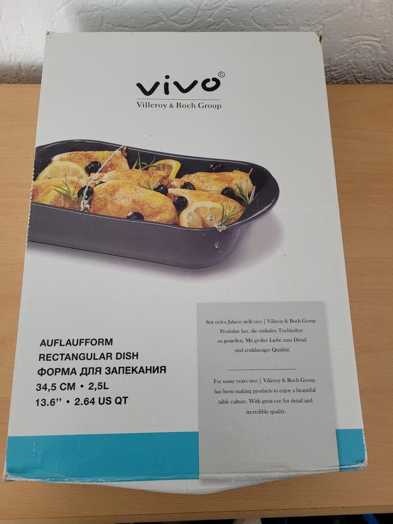 Vivo Villeroy & Boch ovenschaal 34,5 cm, Overige typen, Ophalen of Verzenden, Zo goed als nieuw, Overige merken
