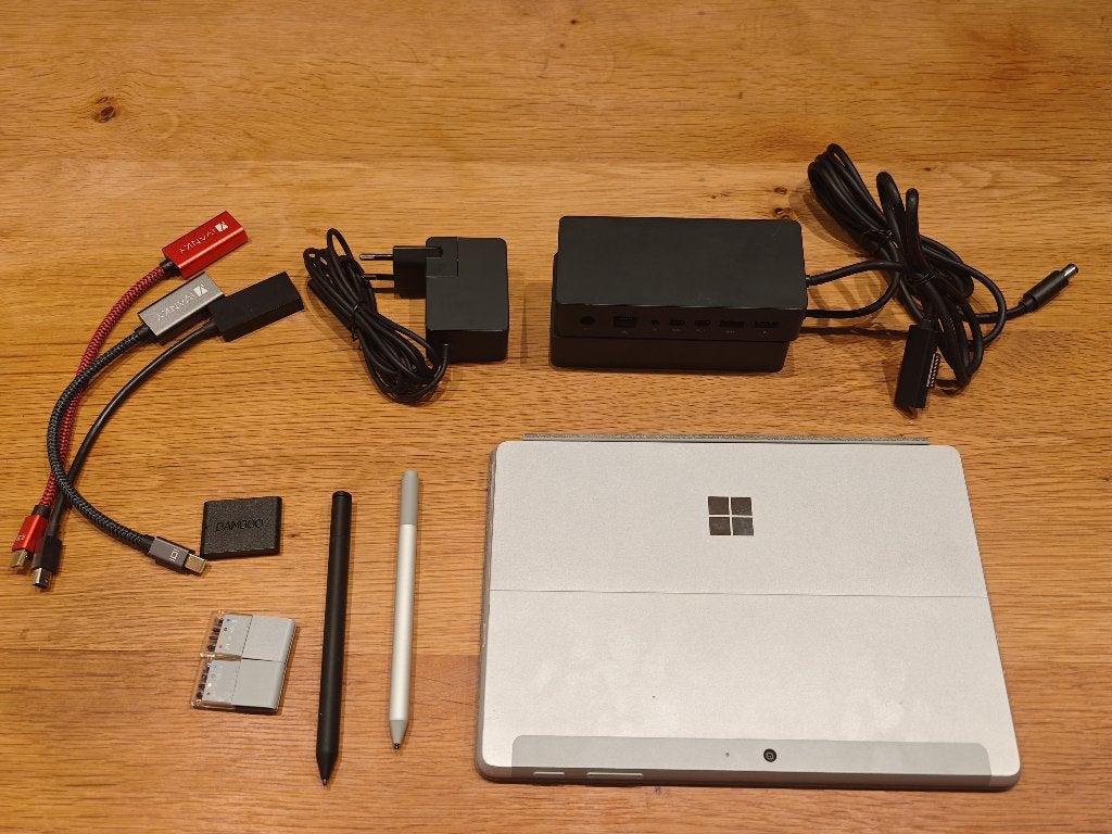 Surface Go 2 - m3-8100Y - 8GB - 128GB - LTE + Accessories, Computers en Software, 10 inch, Gebruikt, 128 GB, Microsoft Surface