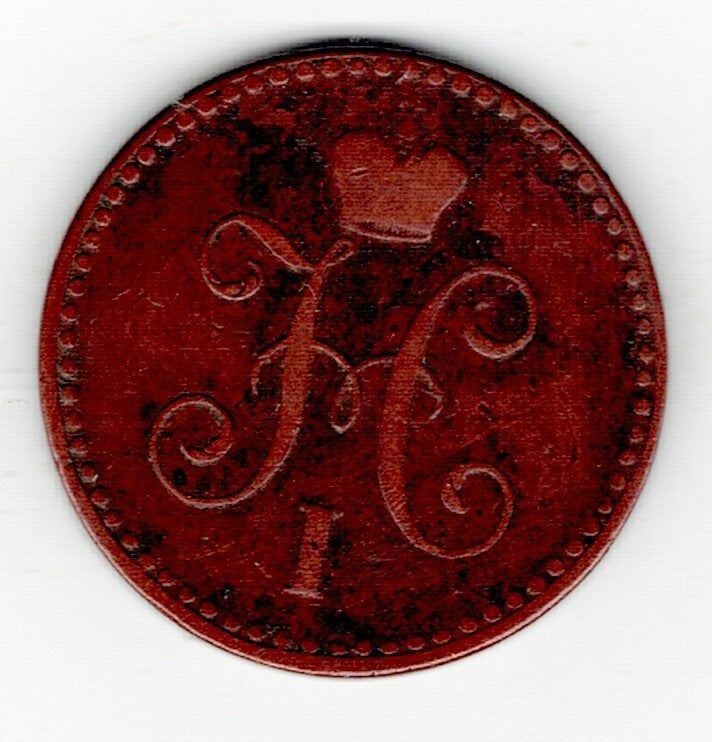 26-2057 Rusland 1 kopeek 1842, Ophalen of Verzenden, Rusland, Losse munt
