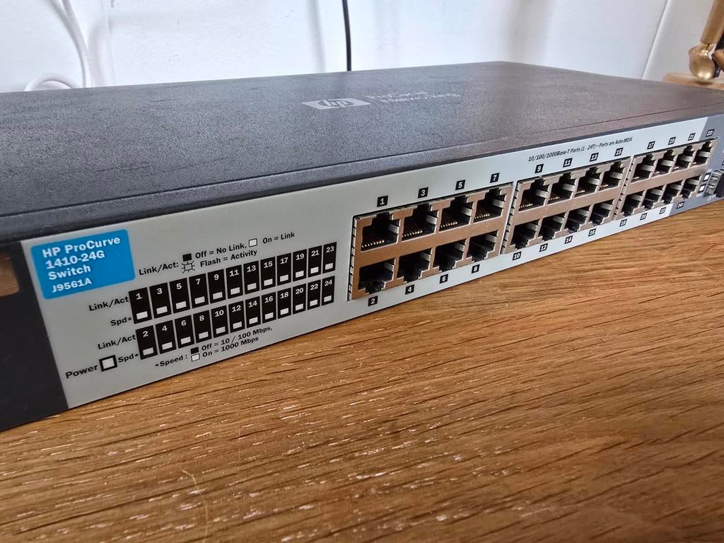 HP ProCurve 1410-24G Switch J9561A, Ophalen of Verzenden, Gebruikt