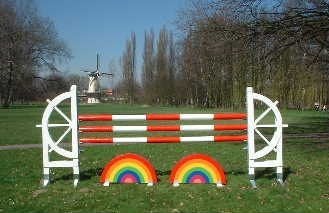 Hindernissen, springbomen, hindernismateriaal., Ophalen, Nieuw, Springen