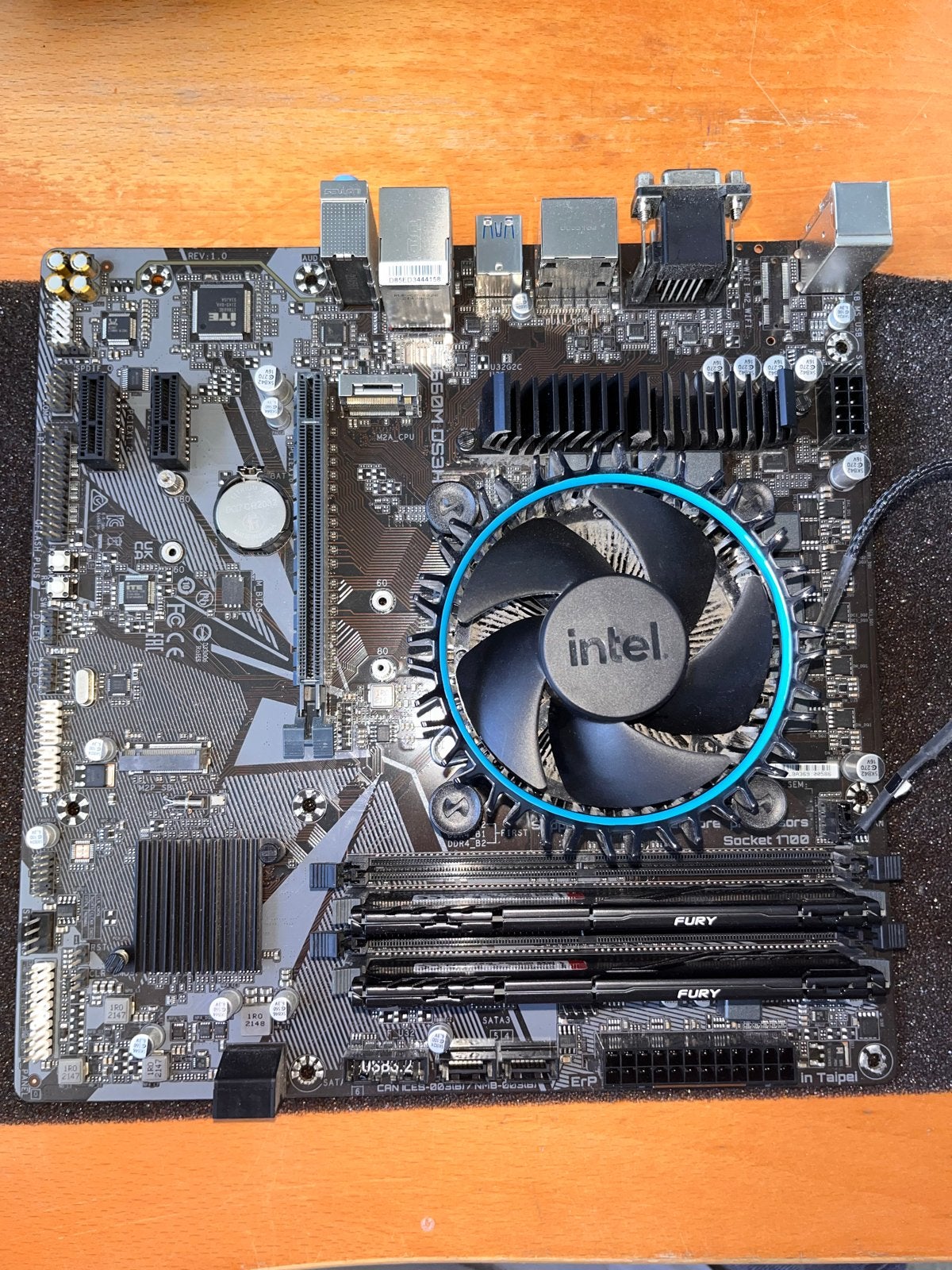 Intel i5-12400f B660M Kingston 16GB DDR4 Bundel, Ophalen of Verzenden, Gebruikt, Intel, DDR4