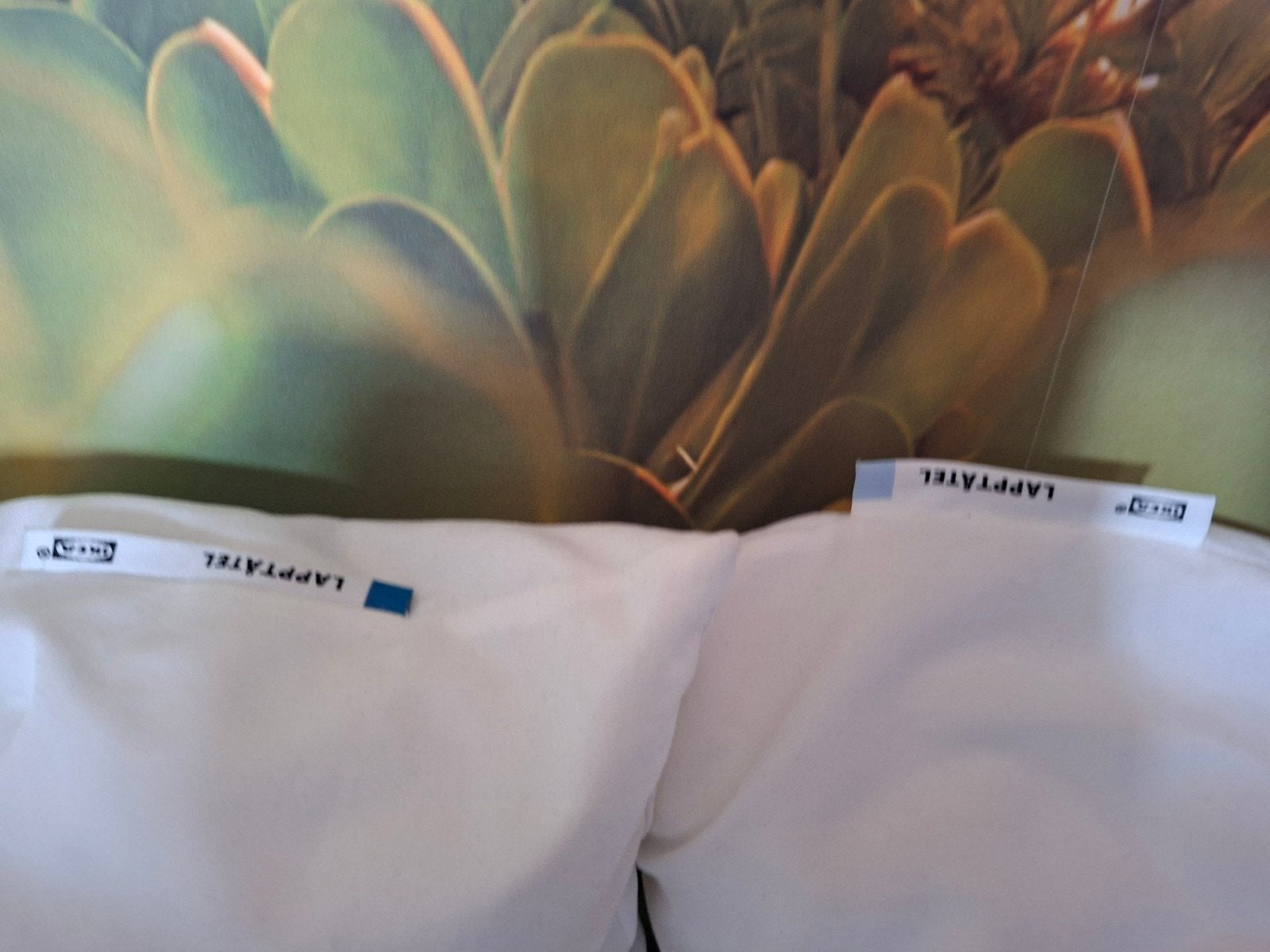 IKEA LAPPATEL Kussen -, Gebruikt, Eenpersoons, Wit, Ophalen of Verzenden