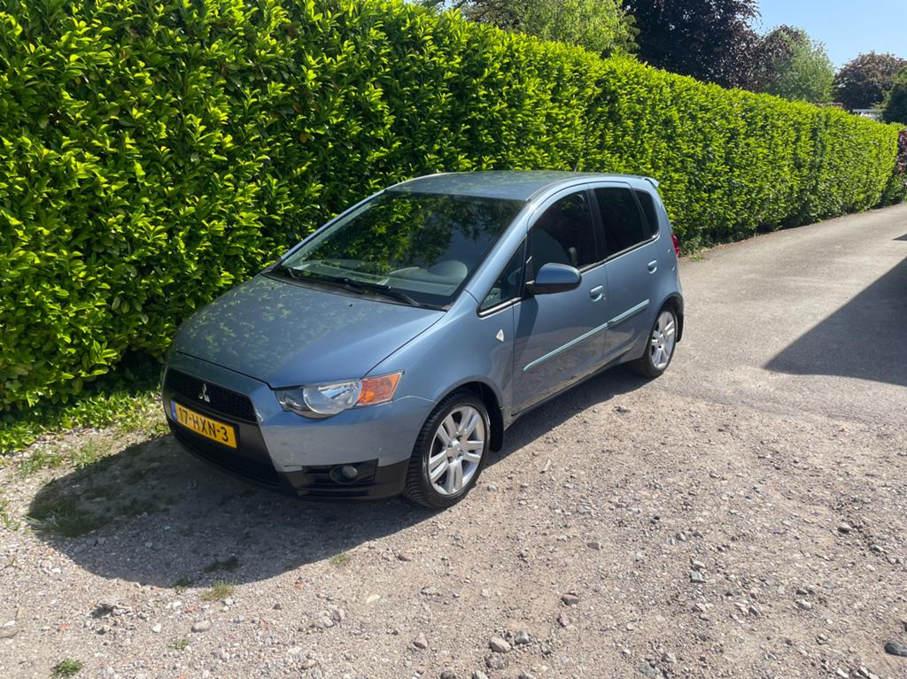 Mitsubishi Colt 1.5 5-DR 2009 Blauw, Voorwielaandrijving, 40 €/maand, 4 cilinders, 965 kg