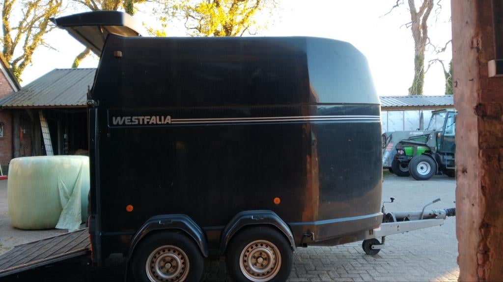 Westfalia 2 paards trailer opknapper, Dieren en Toebehoren, Ophalen, Gebruikt, Polyester, 2-paards trailer