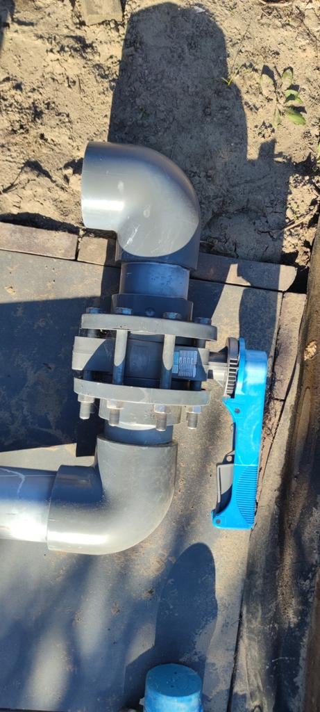 Zware vlinderkraan 110 mm voor tuinbouw - Gebruikt, Ophalen, Gebruikt