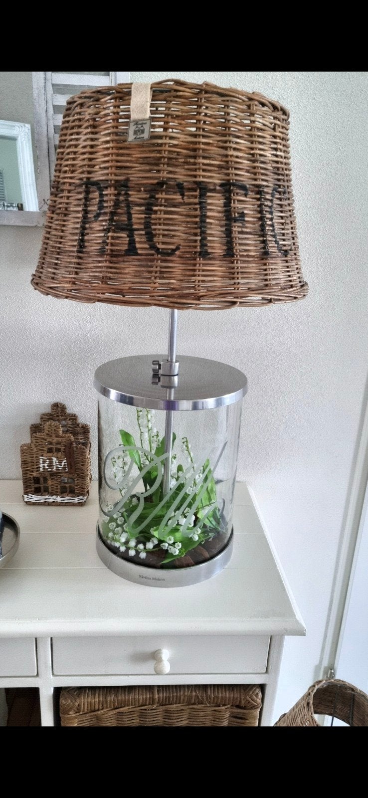 riviera maison lamp, Huis en Inrichting, Lampen | Lampenkappen, Ophalen of Verzenden, Rond
