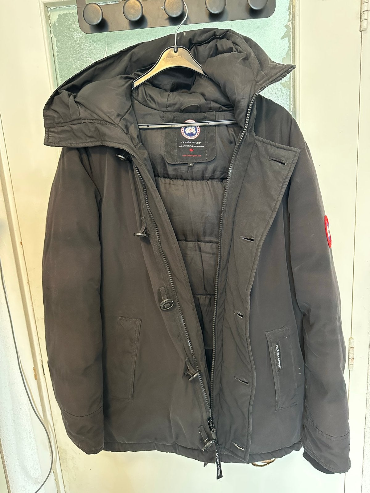 Canada Goose jas - Zwart - Maat M, Kleding | Heren, Jassen | Winter, Ophalen of Verzenden, Zo goed als nieuw, Maat 48/50 (M), Zwart