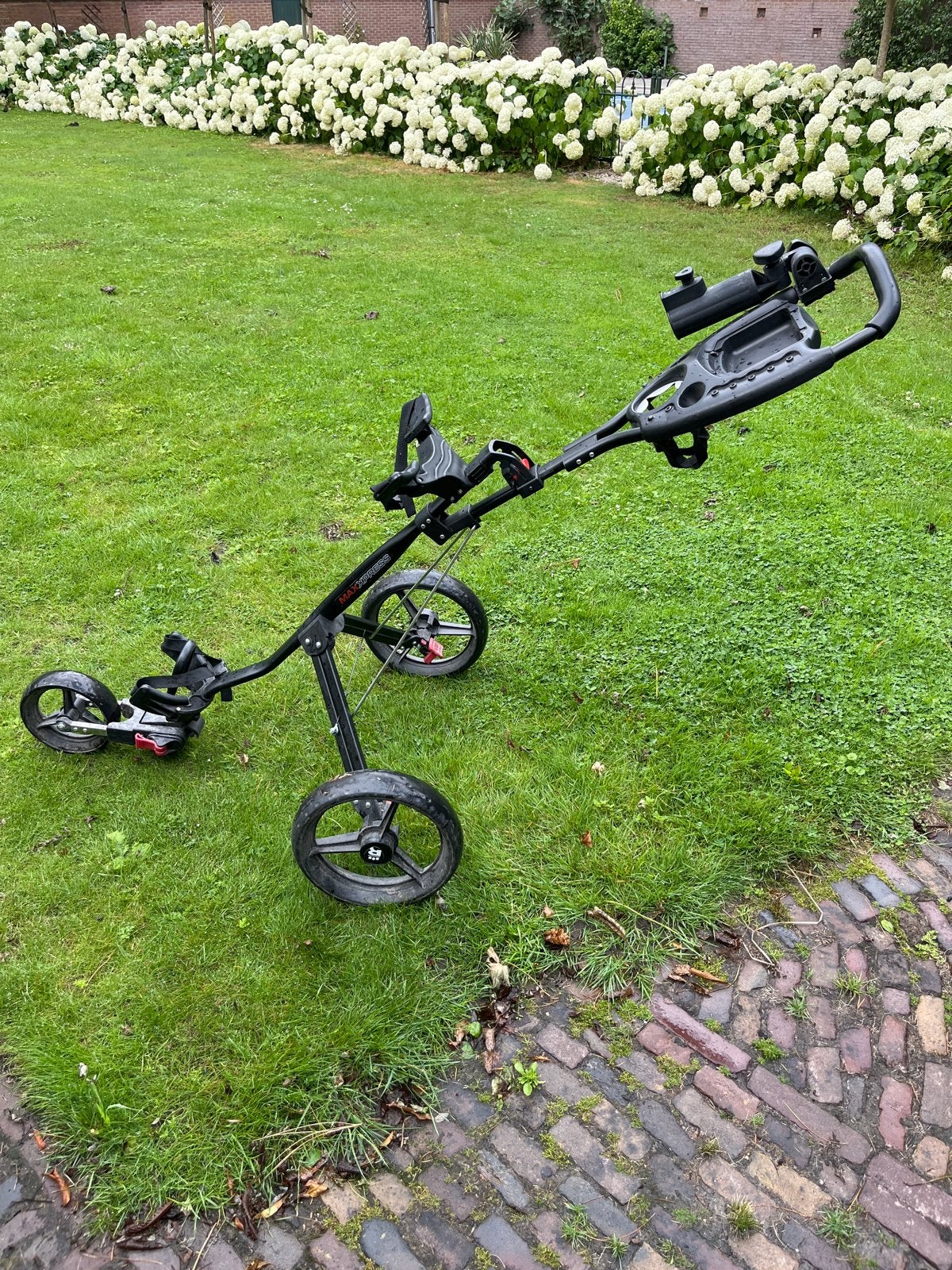 MaxXpress Golfkar - Gebruikt maar in goede staat, Sport en Fitness, Golf, Ophalen, Gebruikt, Golfkar, Overige merken