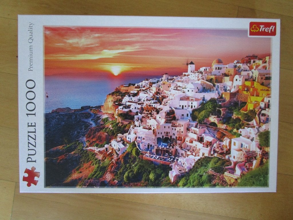 Trefl - Legpuzzel Santorini - 1000 stukjes, Ophalen of Verzenden, 500 t/m 1500 stukjes, Zo goed als nieuw, Legpuzzel