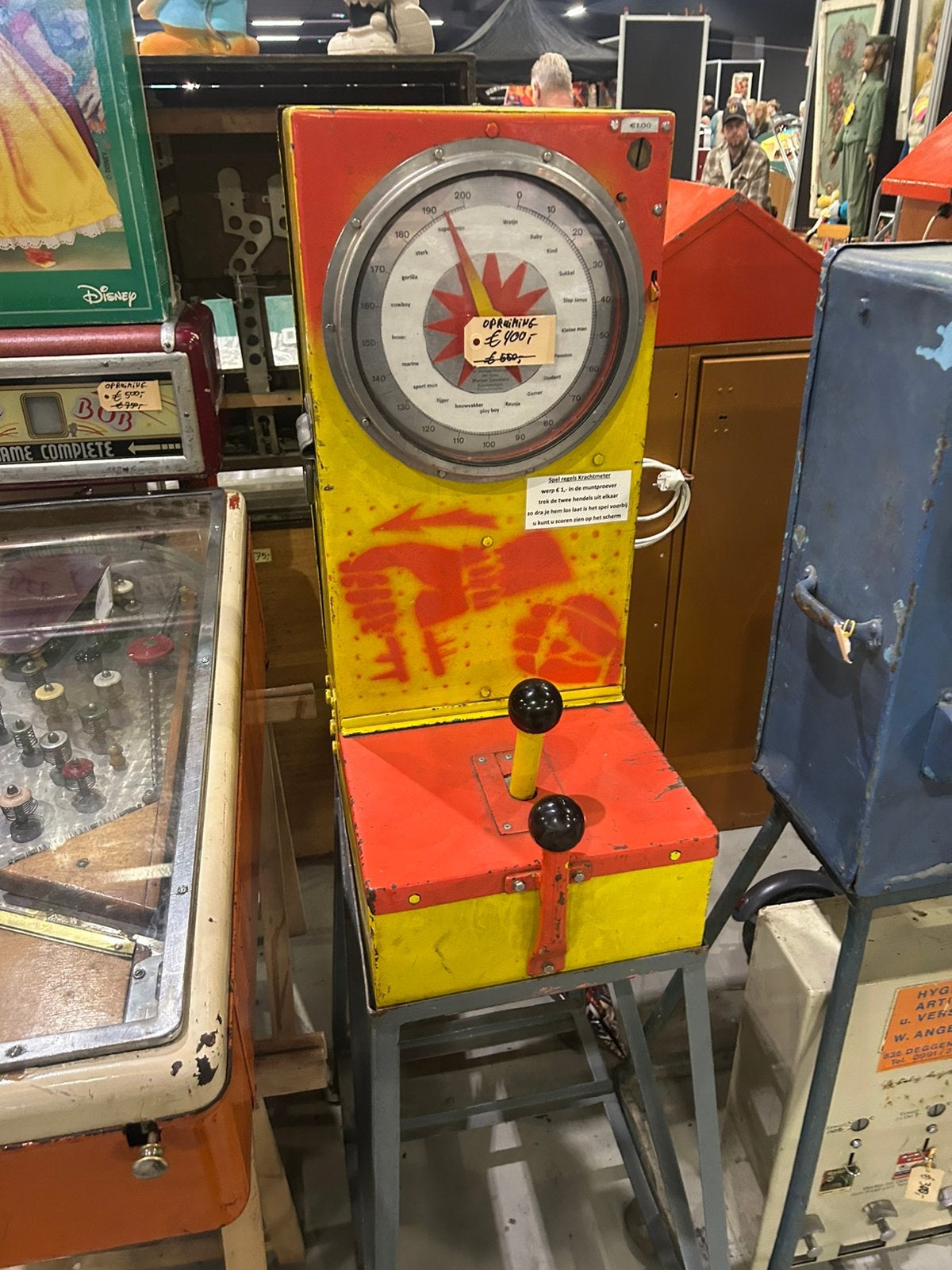 Kermis kracht meter, Verzamelen, Ophalen of Verzenden, Zo goed als nieuw