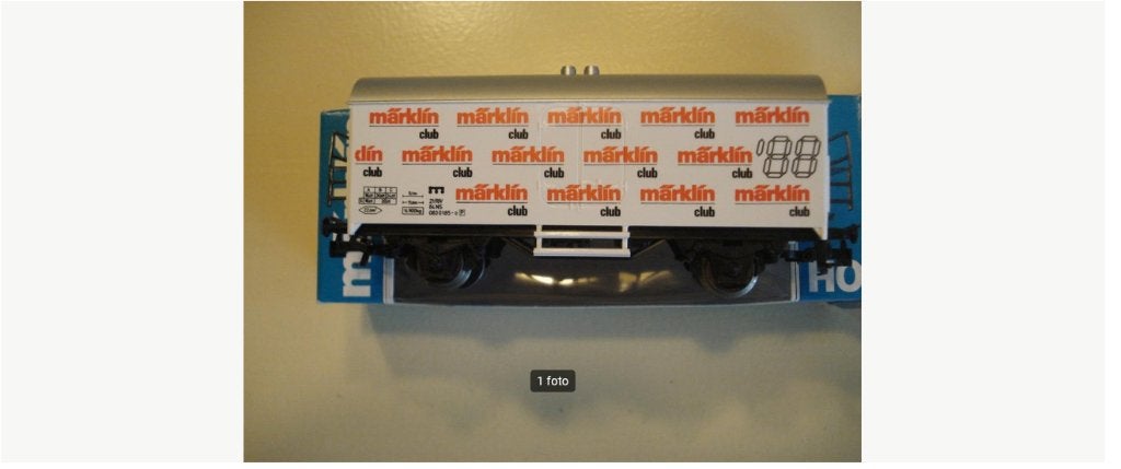 HO Marklin 4415 Club 88 wagon., Ophalen, Wisselstroom, Wagon, Zo goed als nieuw