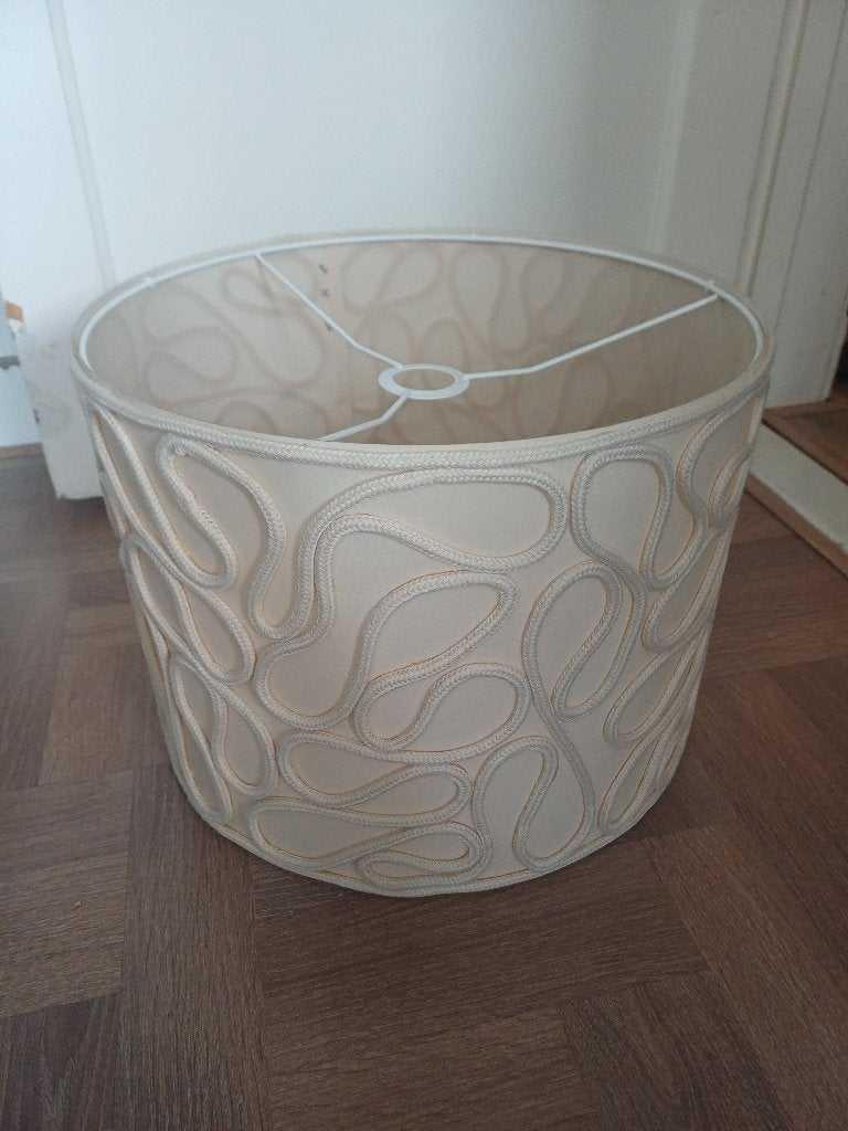 Lampenkap Ikea, Huis en Inrichting, Lampen | Lampenkappen, Zo goed als nieuw, Textiel, Crème, 31 cm