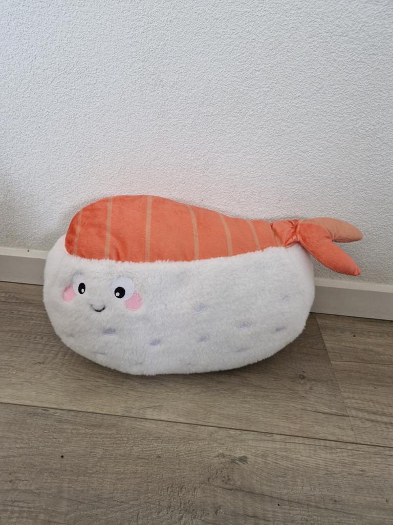 Knuffel hema sushi plush pluche kussen kawaii, Ophalen of Verzenden, Zo goed als nieuw, Overige typen