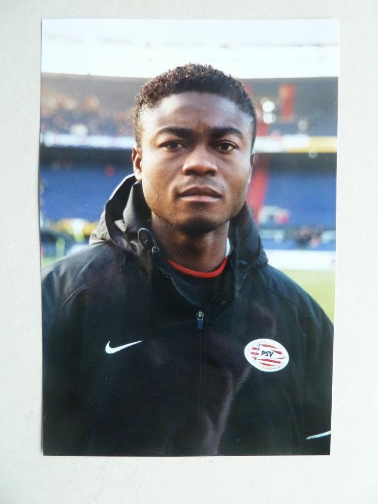 Foto.  Erik.Addo.  PSV  2001/2002   10 x 15 cm, Verzamelen, Sportartikelen en Voetbal, Ophalen of Verzenden, Zo goed als nieuw