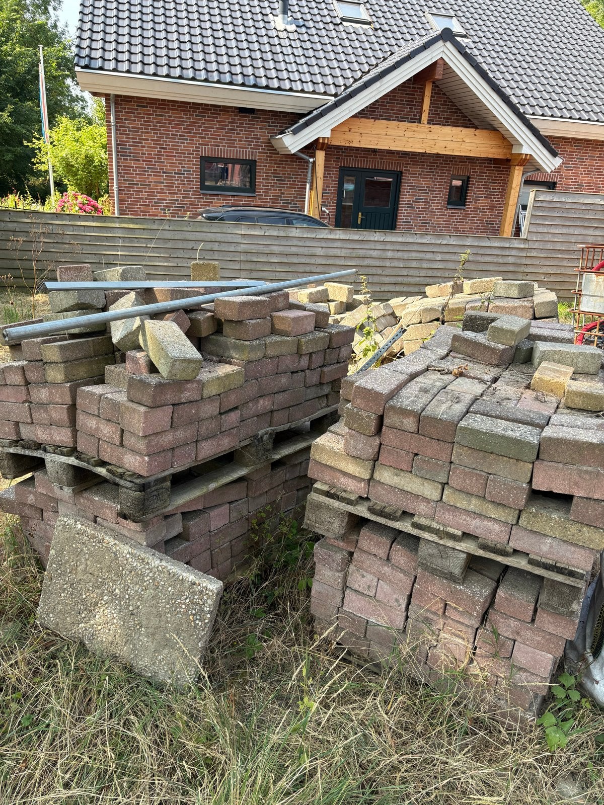 Betonklinkers gratis af te halen, Ophalen, Gebruikt, Klinkers, 10 m² of meer