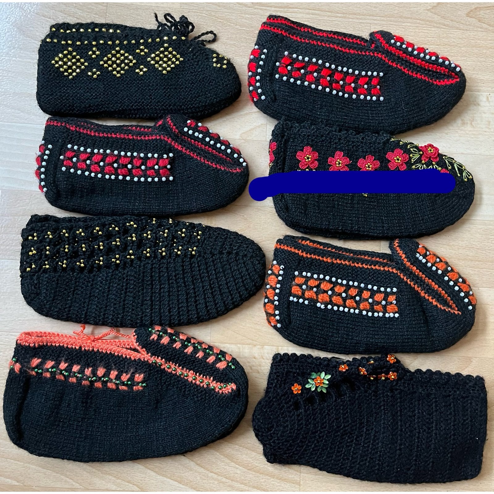 Nieuw handgebreide Turkse patik/sloffen per paar voor €4,99, Verzenden, Nieuw, Overige typen