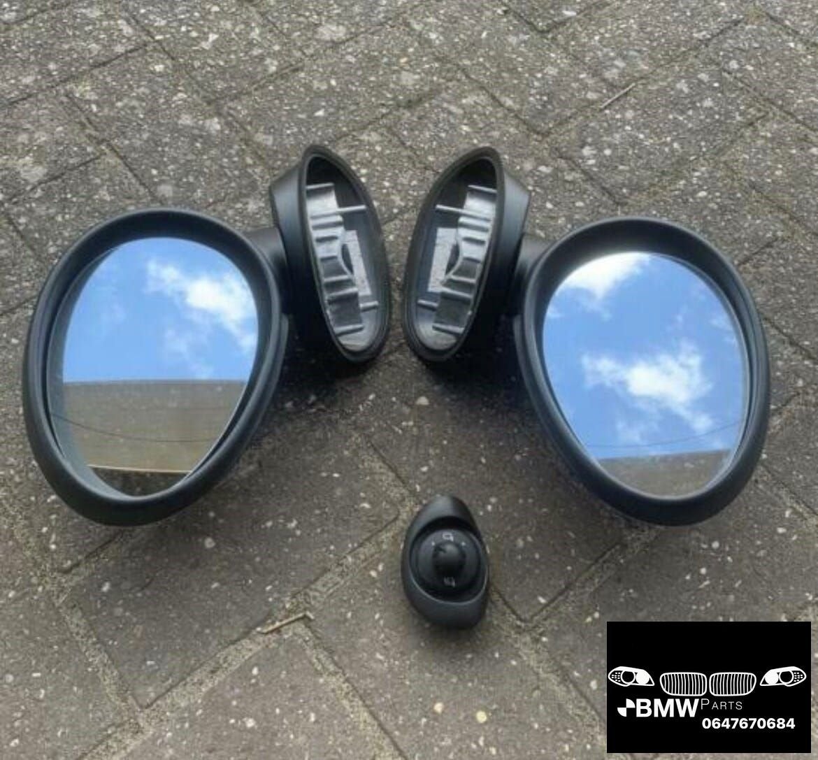 Set spiegels klapfunctie Mini Countryman R60 Facelift, Gebruikt, -, -, Ophalen of Verzenden