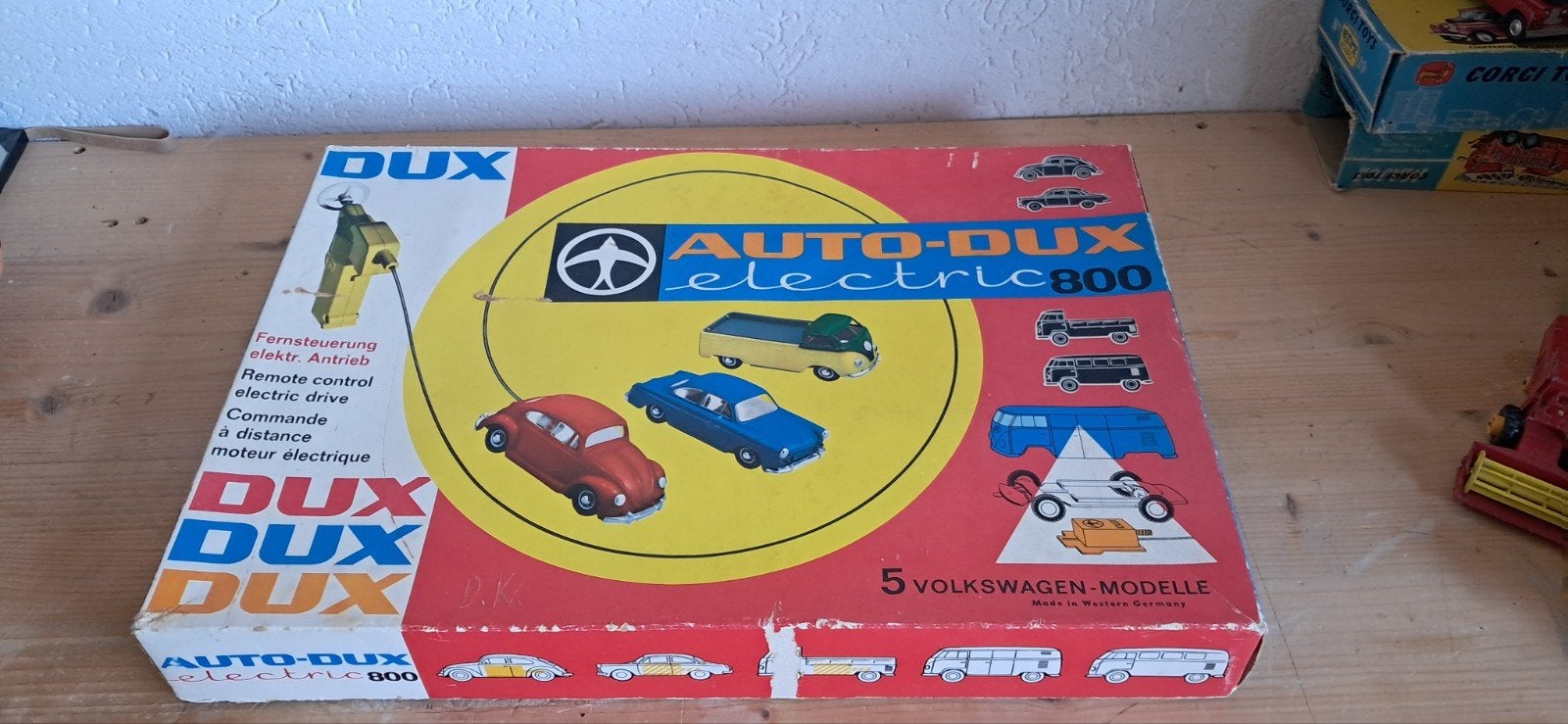 Auto-Dux Electric 800 Bouwdoos (Jaren '60) - VW Modellen - U, Antiek en Kunst, Ophalen of Verzenden