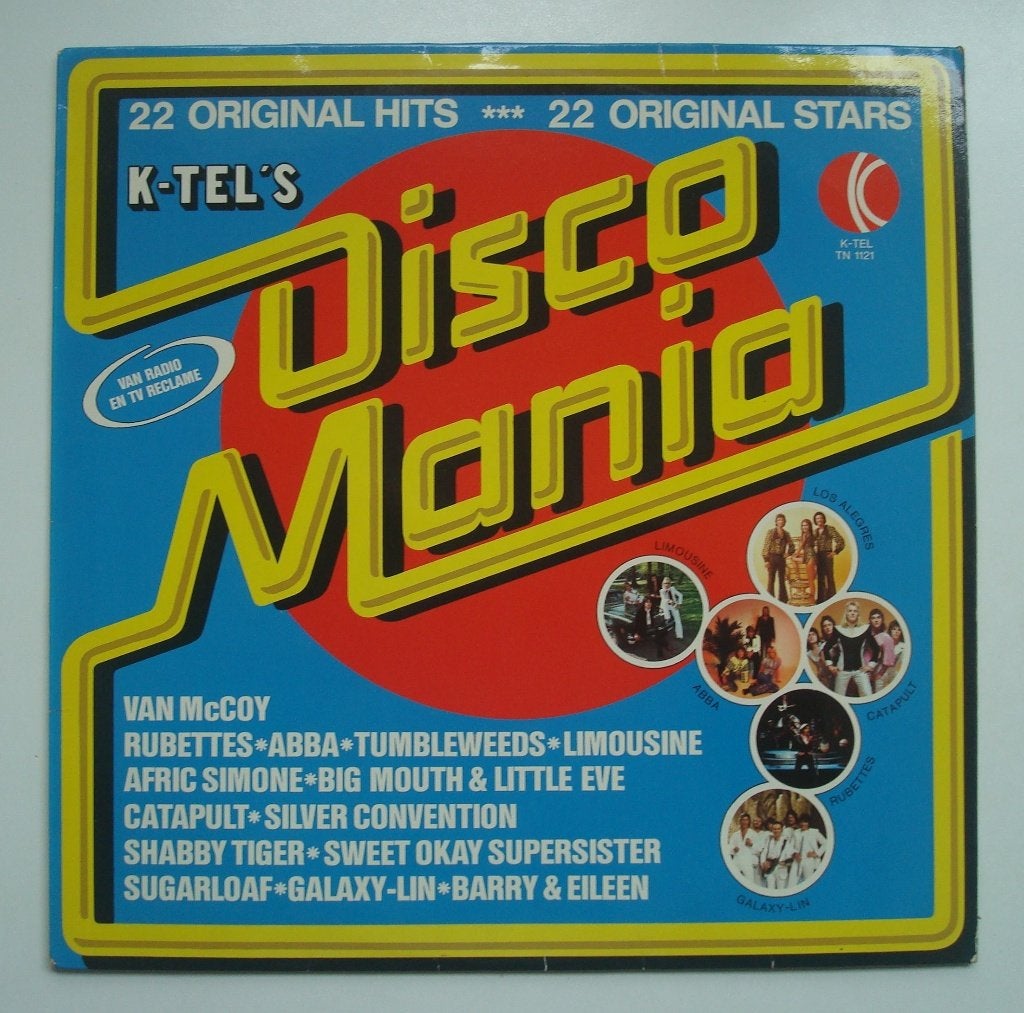 K-TEL'S Disco Mania, originele lp uit 1975, Ophalen, LP, Gebruikt, Pop