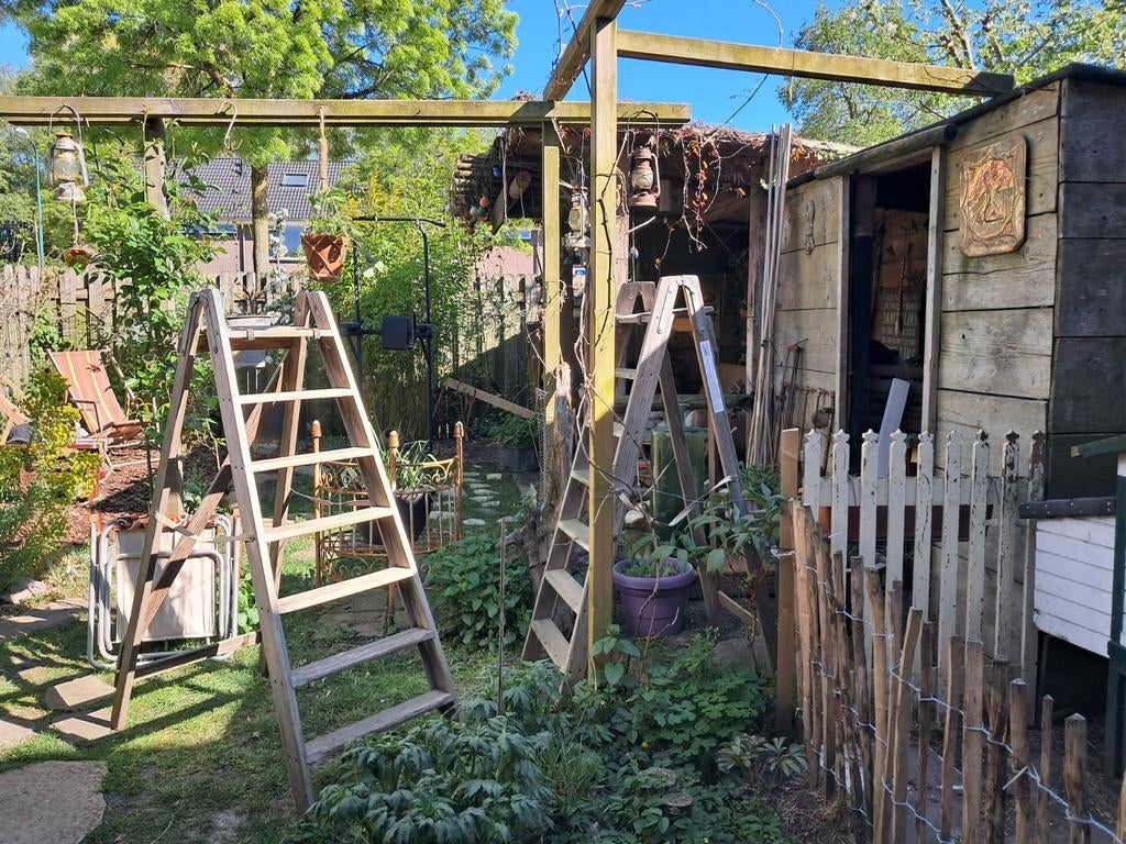 Houten trappen 2 stuks, Ophalen, Hout, Overige typen