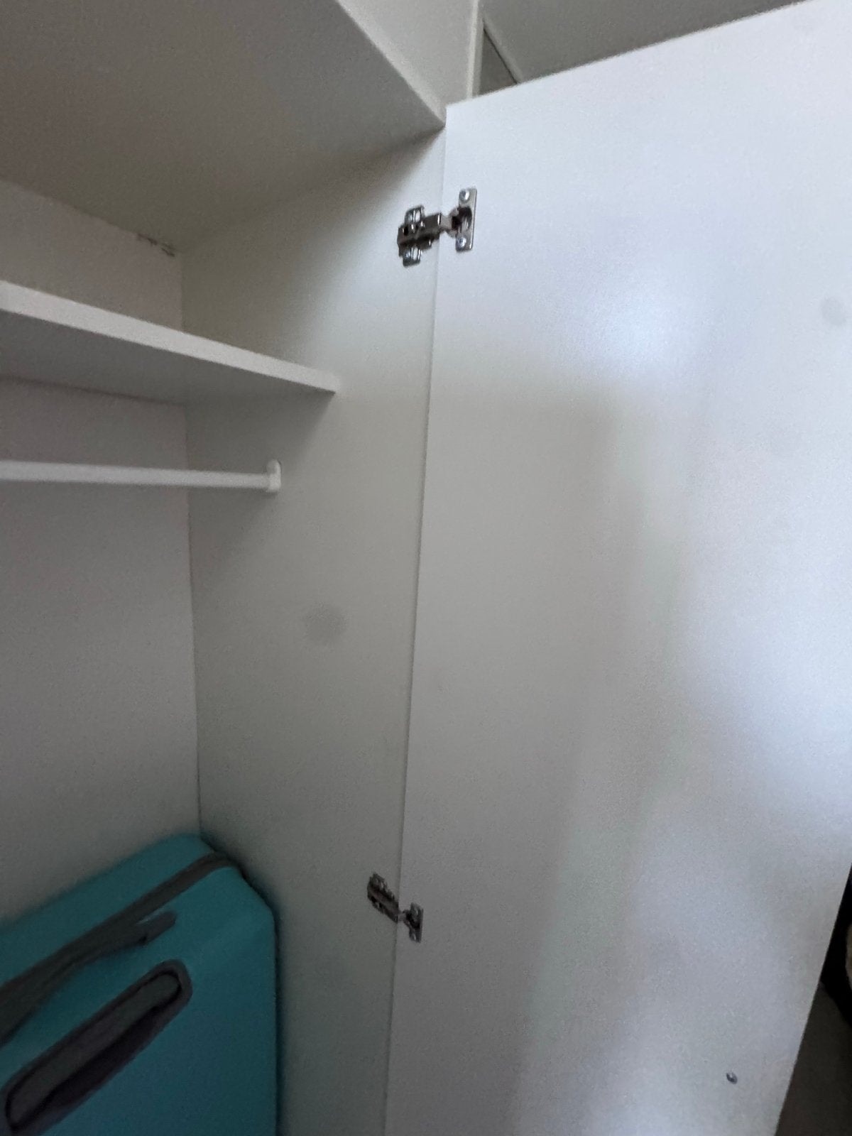 Ikea Kleppstad 2 doors white 79X55x176 cm, Ophalen, Gebruikt, 50 tot 100 cm, 150 tot 200 cm