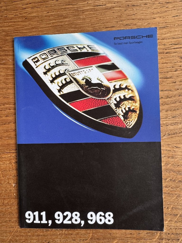 Porsche 911, 928, 968 brochure 1993, Ophalen of Verzenden, Zo goed als nieuw, Porsche