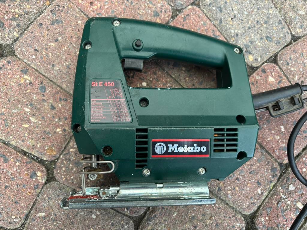 Te koop: Metabo decoupeerzaag, Decoupeerzaag, Ophalen of Verzenden, Zo goed als nieuw, 30 tot 70 mm