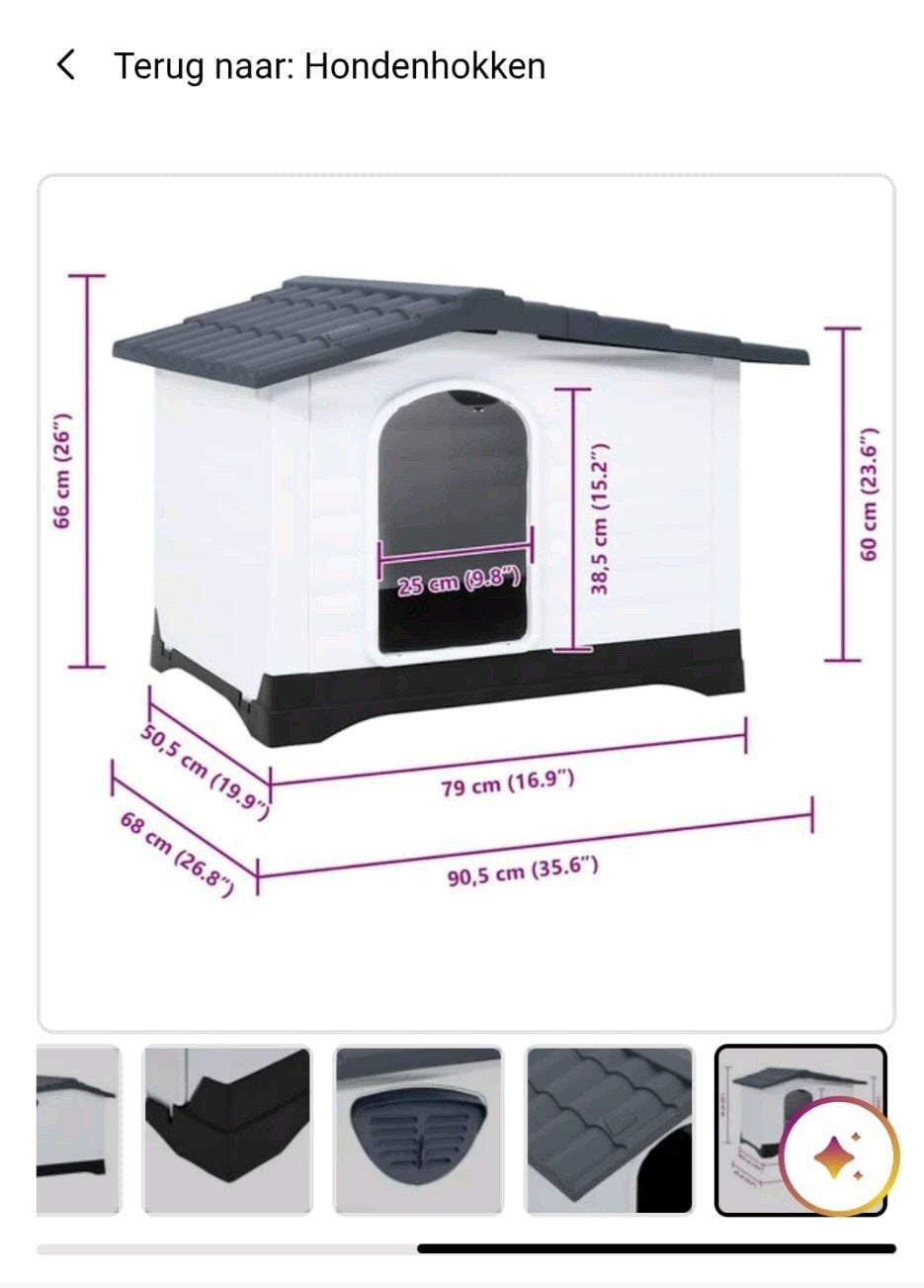 NIEUW  hondenhok hondenhuis kattenhok kattenhuis kippenhok, Ophalen, 65 tot 100 cm, 75 tot 110 cm, Nieuw