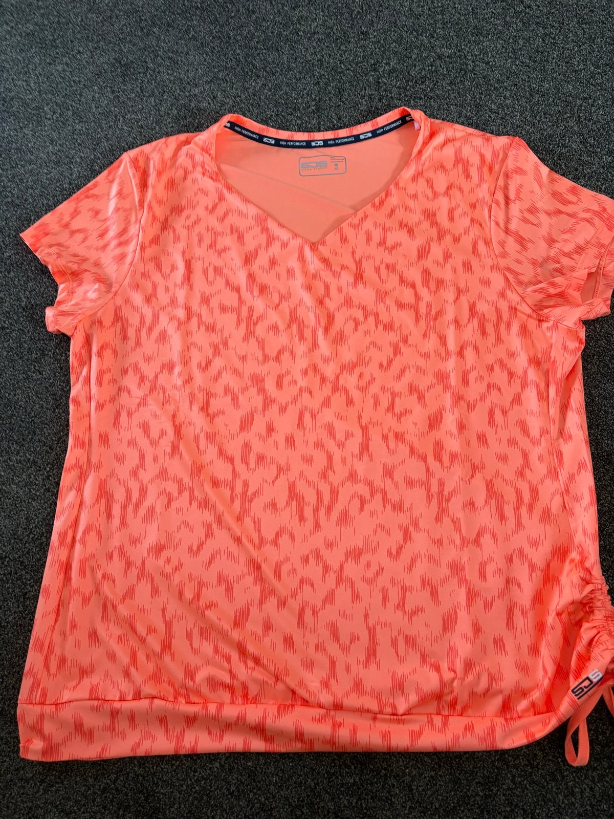Sportshirt van Sjeng - Oranje met patroon, Overige typen, Oranje, Ophalen of Verzenden, Zo goed als nieuw