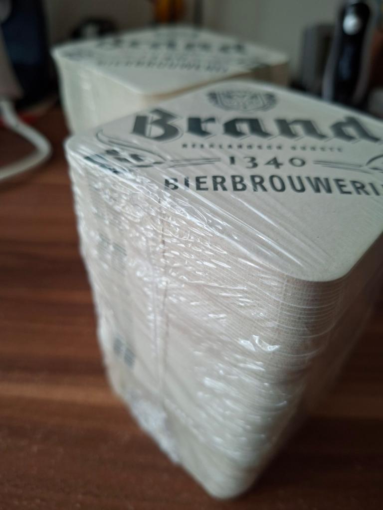 Bierviltjes Brand bier, Ophalen of Verzenden