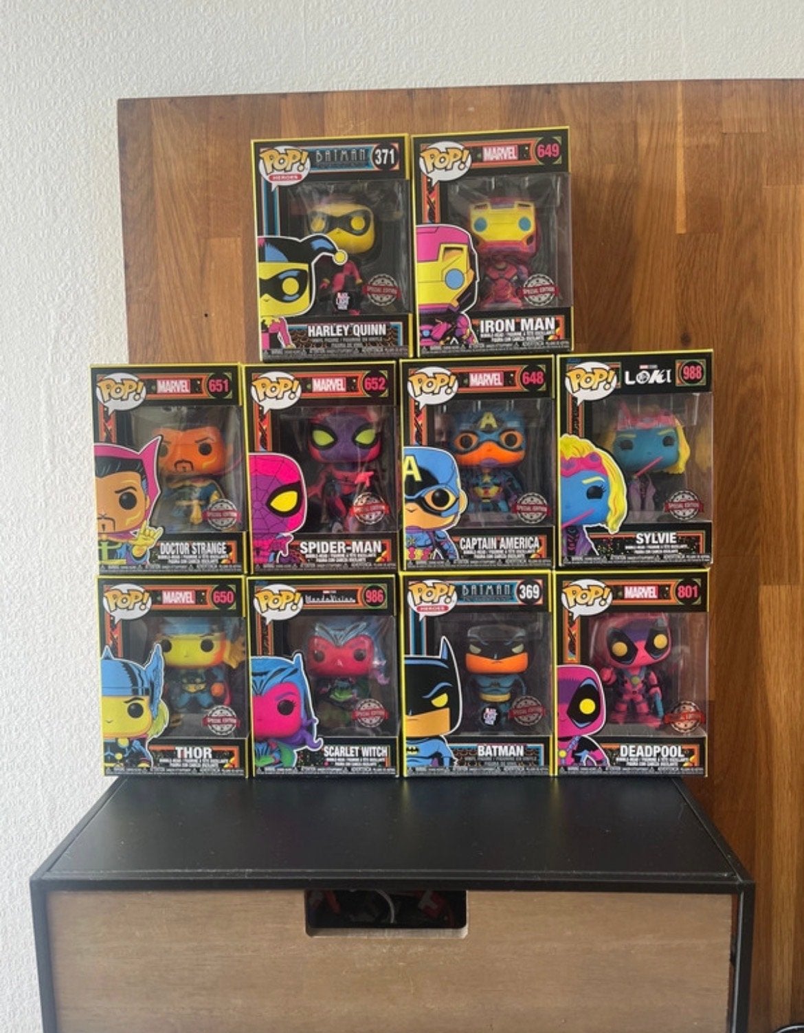 Funko Pop black light serie, Verzamelen, Poppetjes en Figuurtjes, Ophalen of Verzenden, Zo goed als nieuw