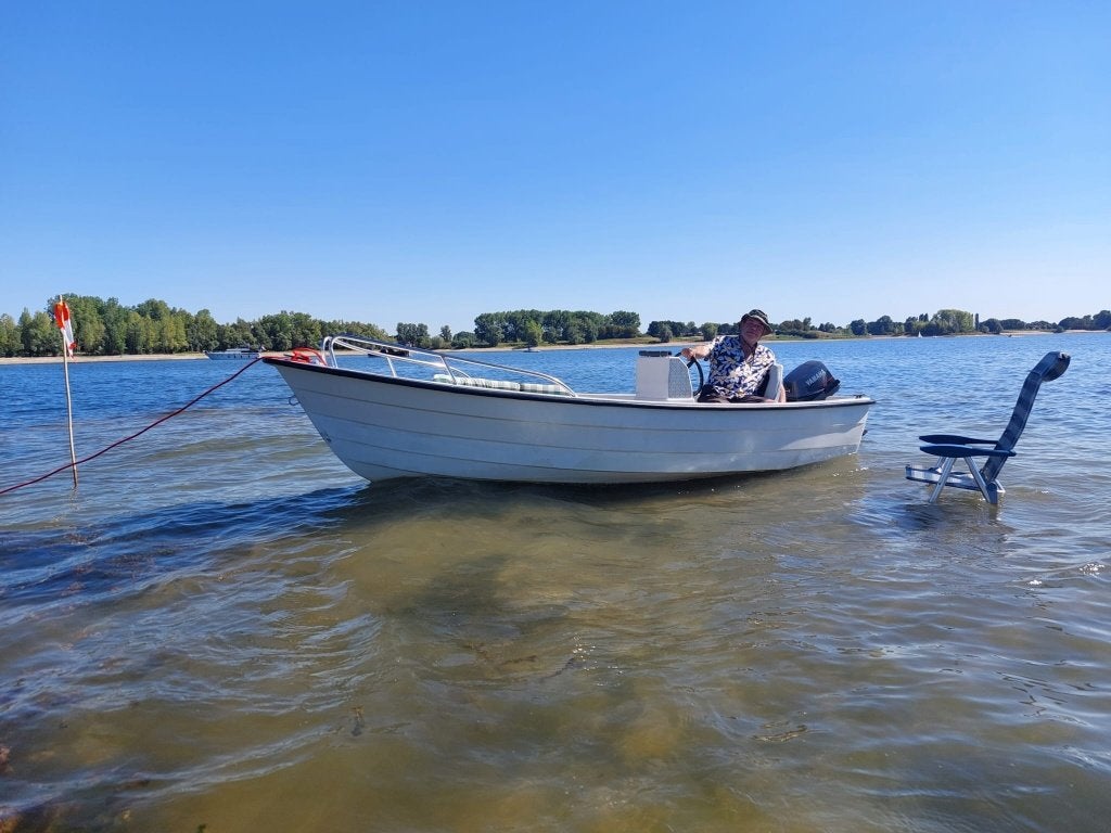 Boot consoleboot RANA 4,2 meter, Yamaha 8 PK , incl. trailer, Watersport en Boten, Gebruikt, 4 m, Buitenboordmotor, 2.00 meter