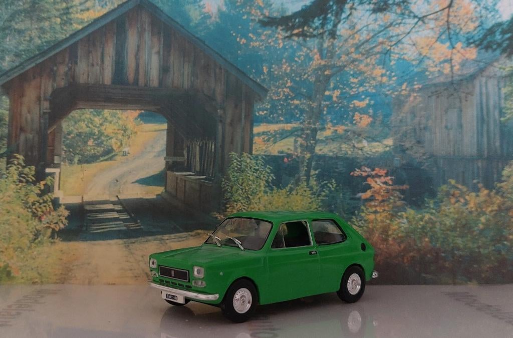 1:43 Fiat 127 S.1 3-door Hatchback 1972; Altaya/Ixo, Hobby en Vrije tijd, Modelauto's | 1:43, Ophalen of Verzenden, Gebruikt, Auto