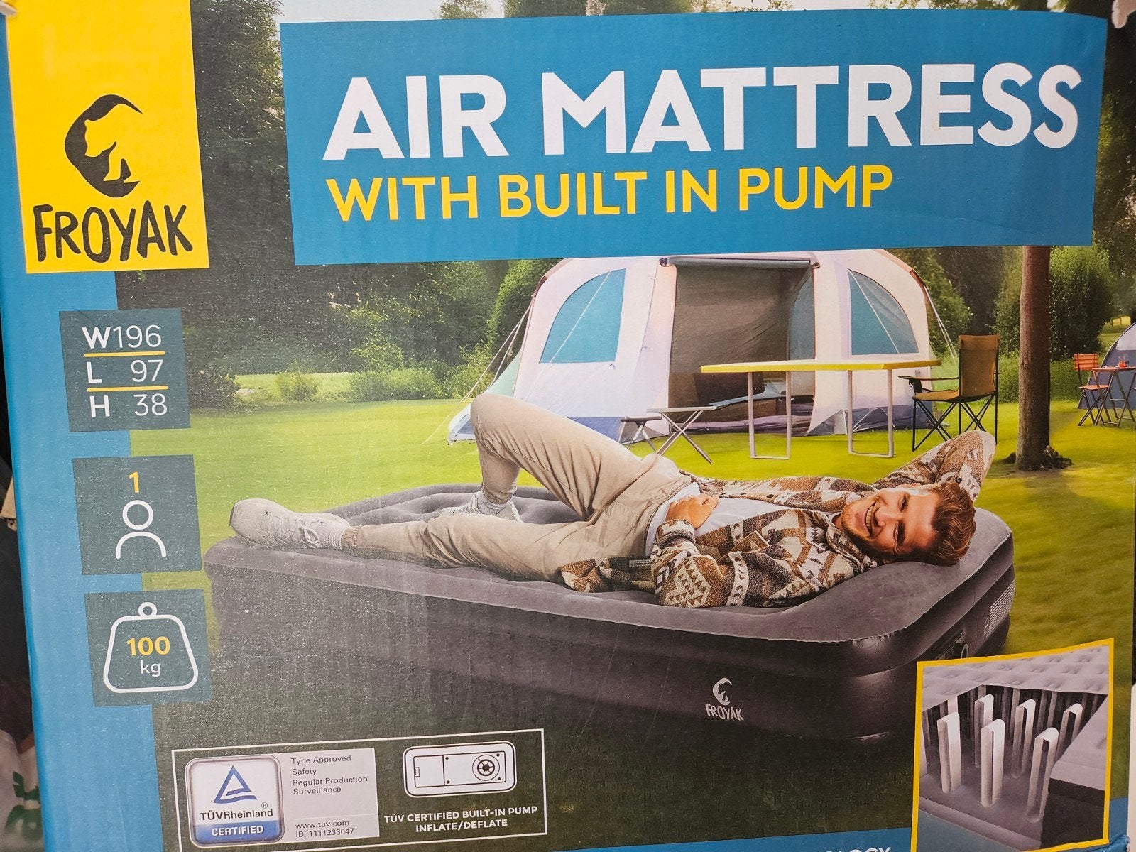 air matrrass luchtbed, Ophalen, Zo goed als nieuw