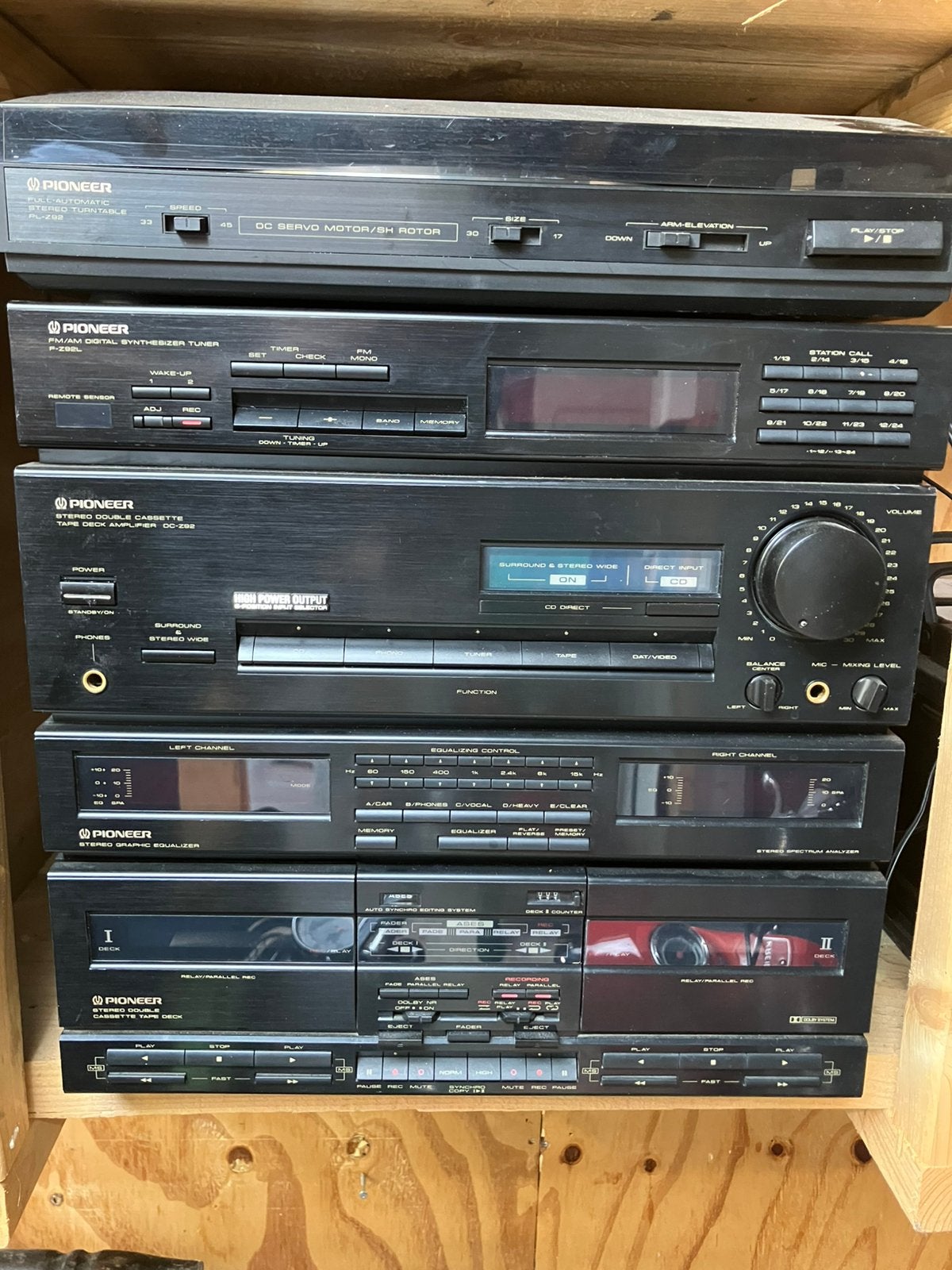 Te koop Pioneer stereo double cassette. DC -Z92, Ophalen of Verzenden, Gebruikt, Speakers, Pioneer