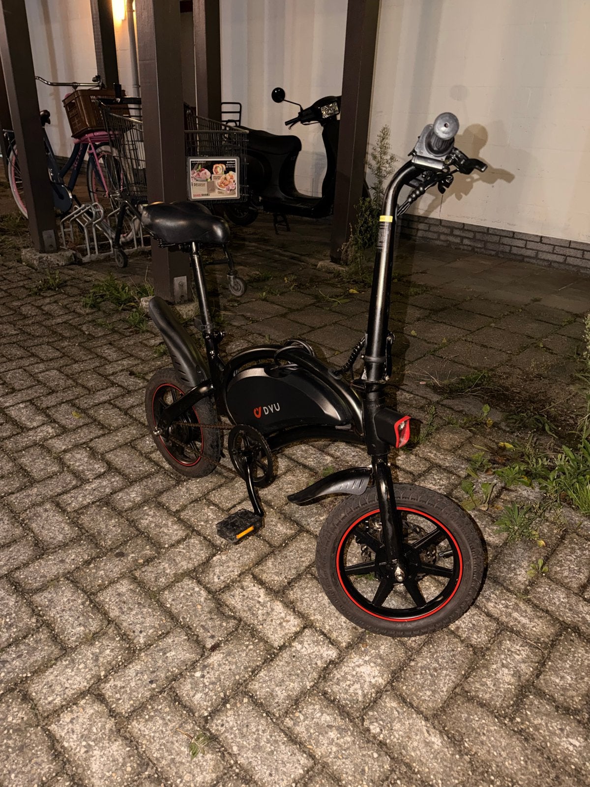 DYU D3+ opvouwbare elektrische fiets - Zo goed als nieuw, Zo goed als nieuw, Minder dan 47 cm, 30 tot 50 km per accu, Ophalen