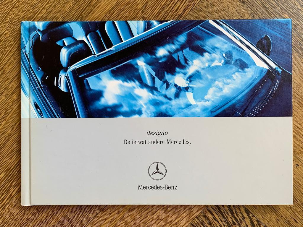 Folder, brochure Mercedes-Benz Designo hardcover 2000 NL, Zo goed als nieuw, Mercedes-Benz, Mercedes, Ophalen of Verzenden