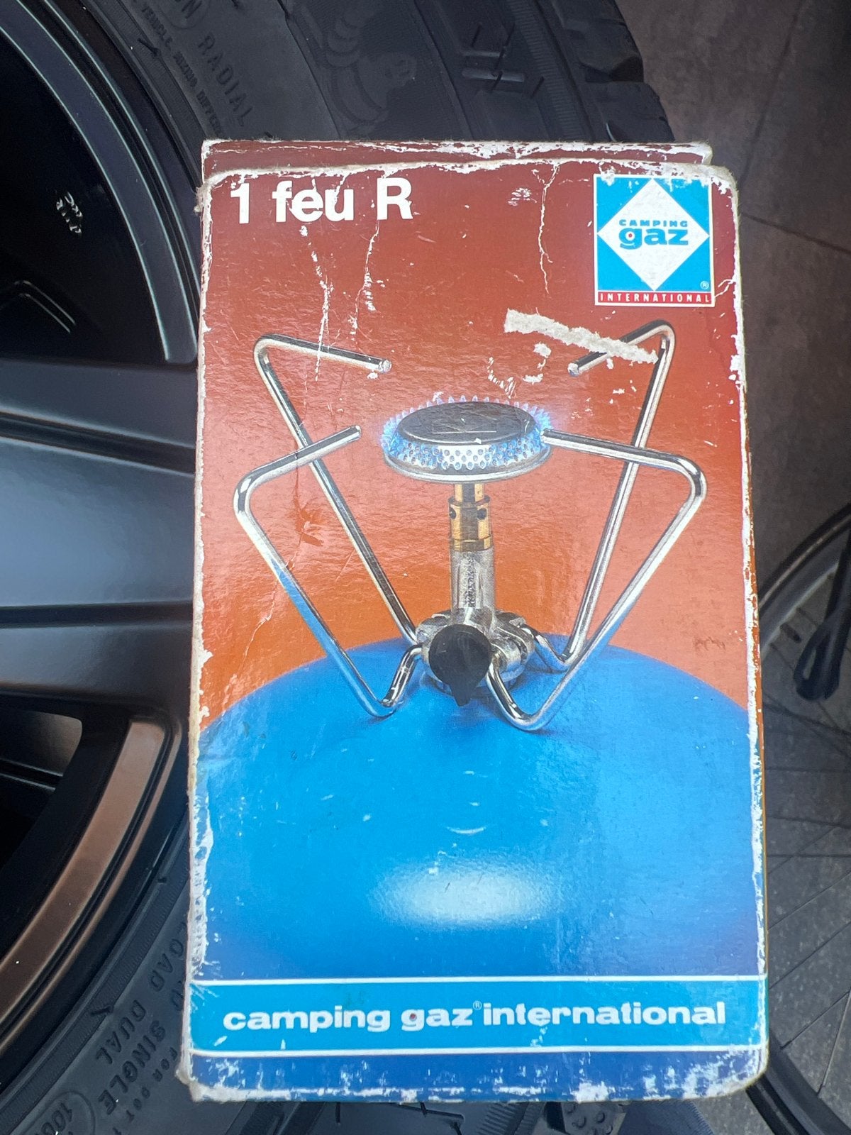 Vintage Camping Gaz 1 Feu R éénpitsbrander in doos, Caravans en Kamperen, Kampeeraccessoires, Ophalen, Nieuw