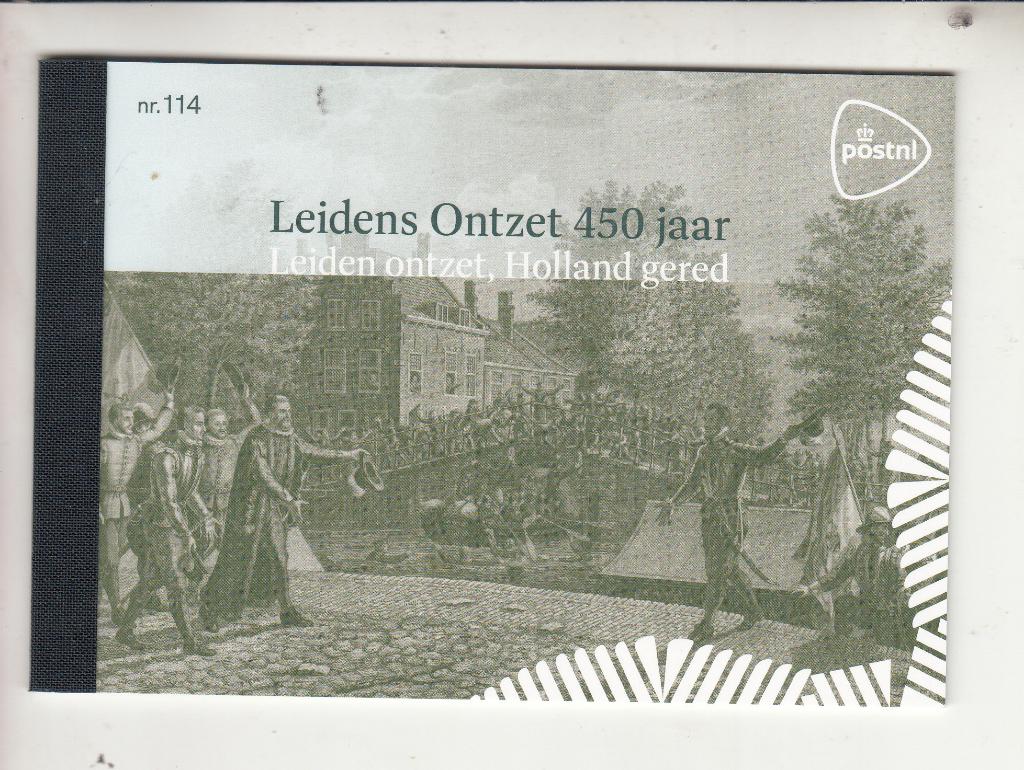 Nederland 2024 prestigeboekje 114 , Leidens ontzet 450 jaar, Ophalen of Verzenden, Na 1940, Postfris