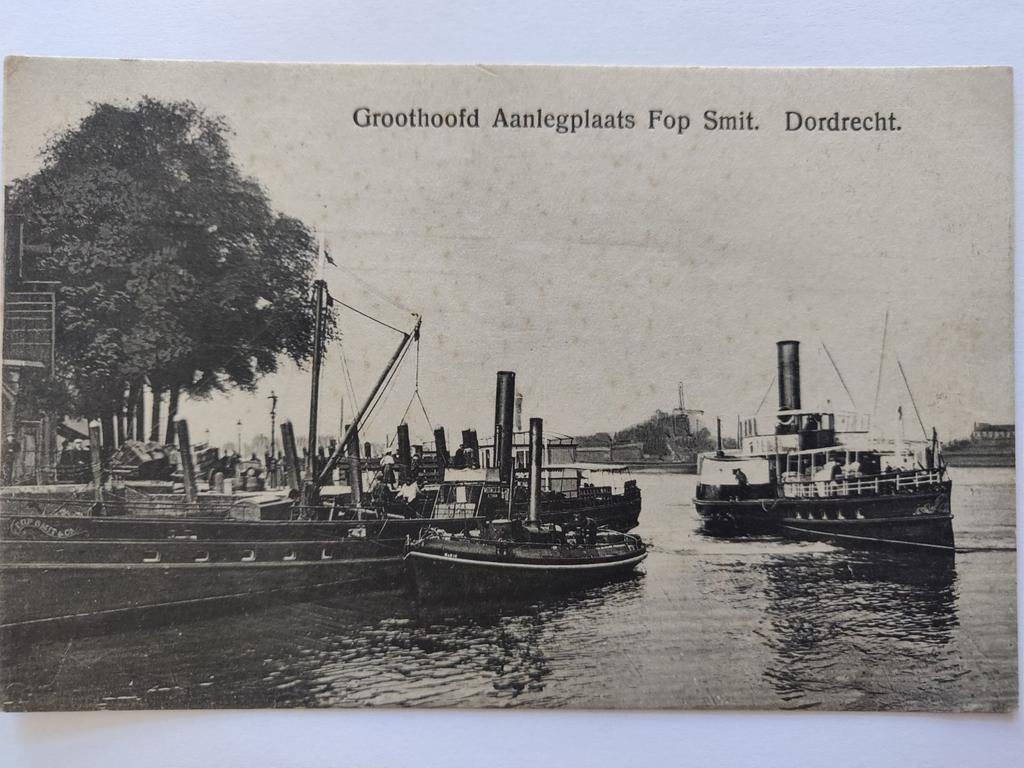 X983 Dordt 1912 Stoomboot Molen, Ophalen of Verzenden, Voor 1920, Noord-Holland
