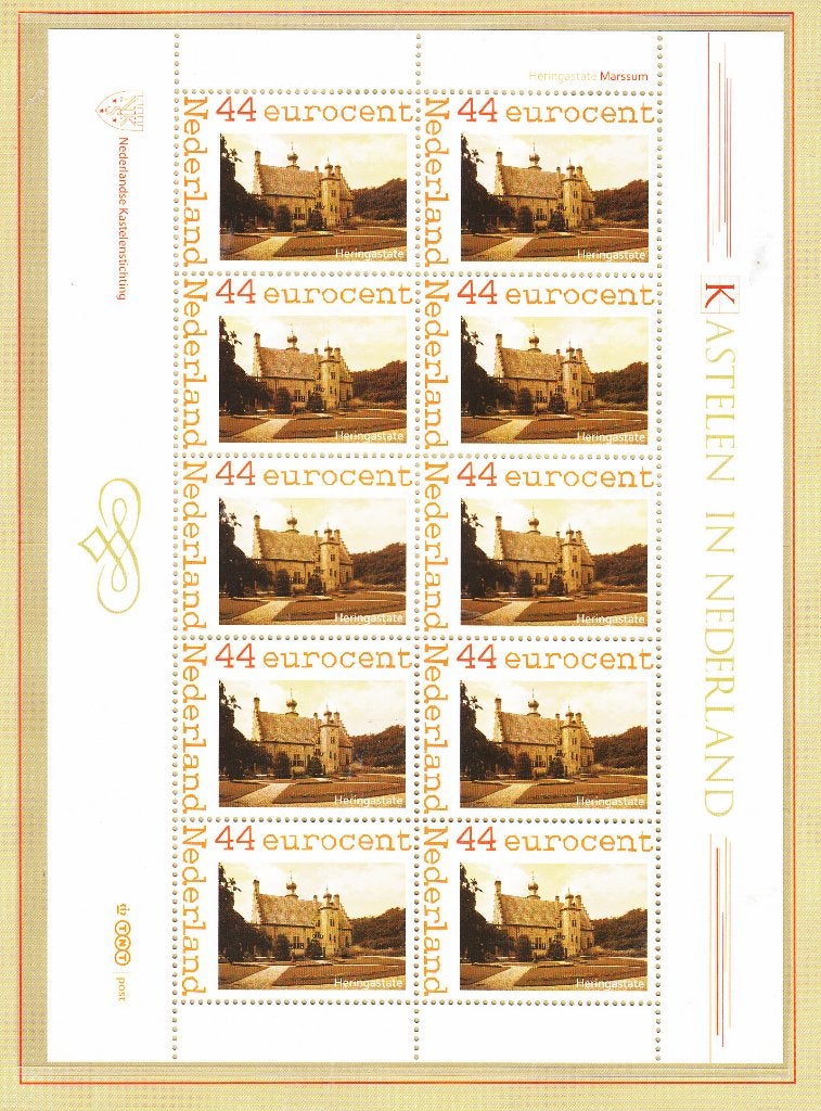 Persoonlijke kastelen in Nederland: Heringastate Marssum, Ophalen of Verzenden, Na 1940, Postfris