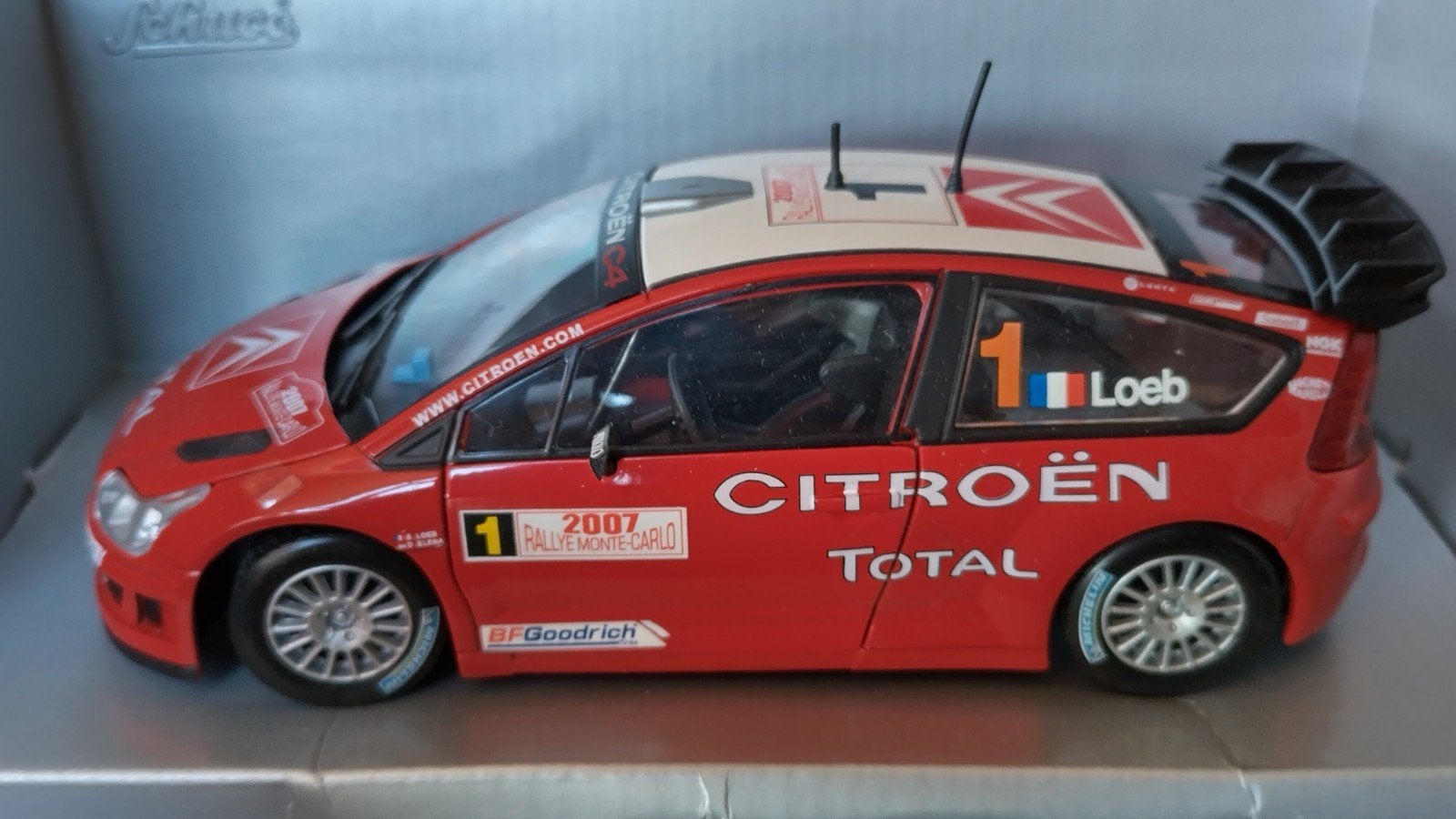 Citroen C4 Wrc Rally 1:24 Schuco Pol, Overige merken, Auto, Verzenden, .