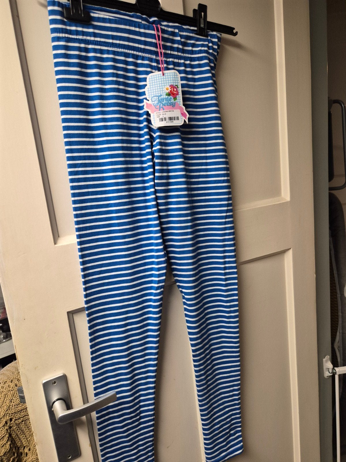 Tante Betsy Legging Breton Blauw/Wit Maat S Nieuw, Kleding | Dames, Legging, Tante Betsy, Maat 36/38 (S), Blauw