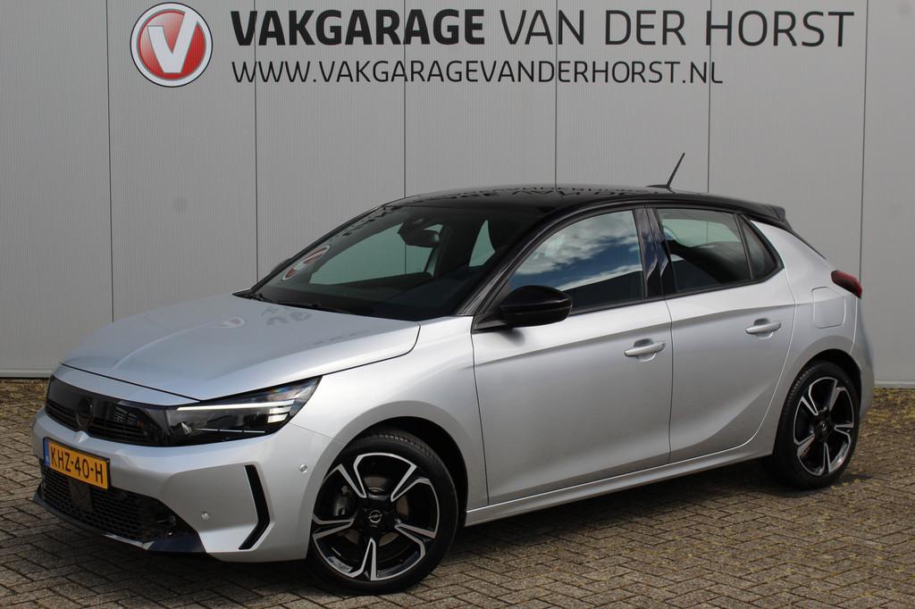 Opel Corsa 1.2-75pk GS-Line. Zeer nette en sportieve Opel Co, Auto's, 12 maanden, Gebruikt, Zwart, 1199 cc