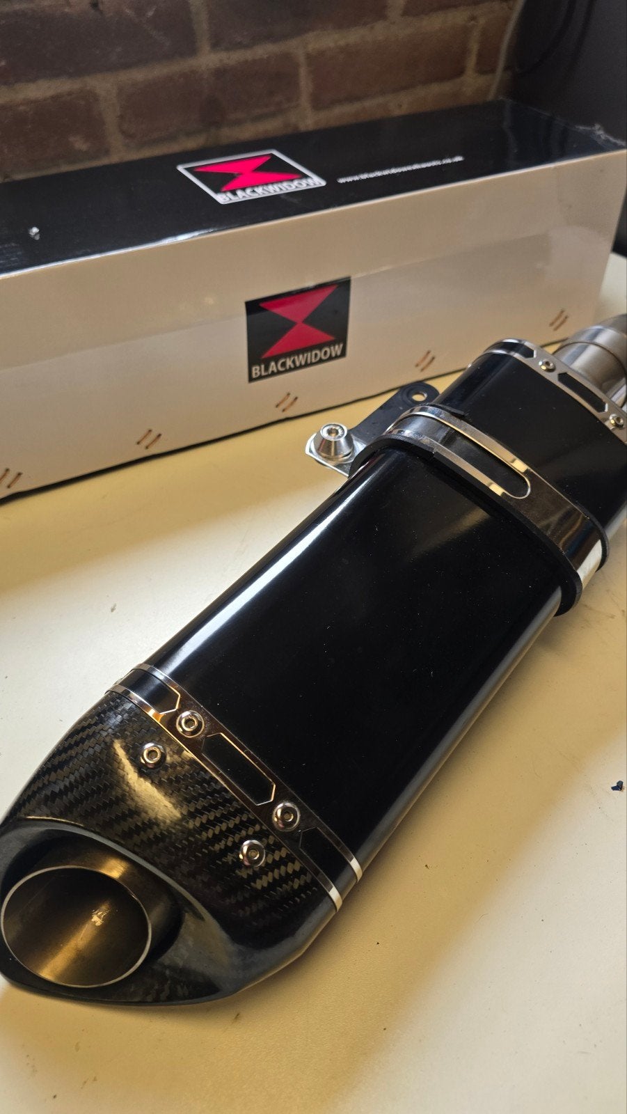 Blackwidow slip on voor ZH2, Ophalen of Verzenden