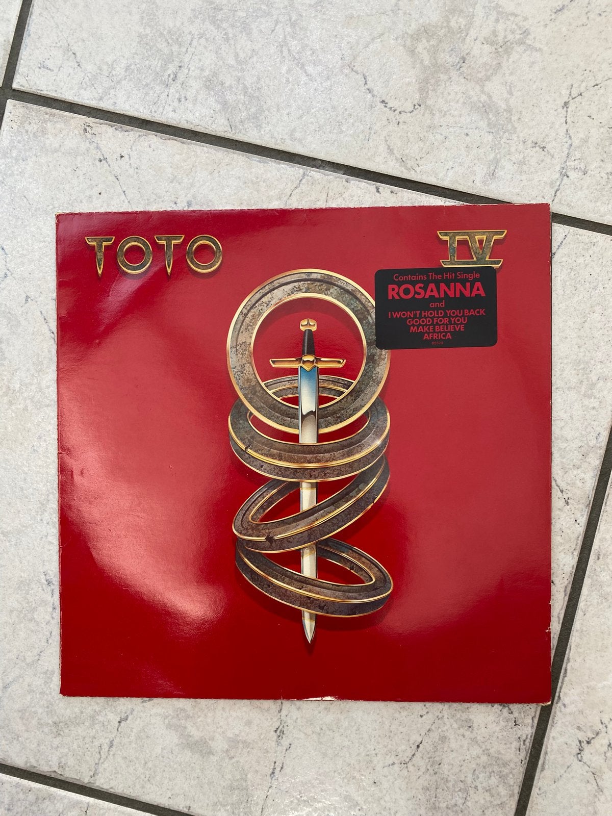 Vinyl toto, Ophalen of Verzenden, Zo goed als nieuw