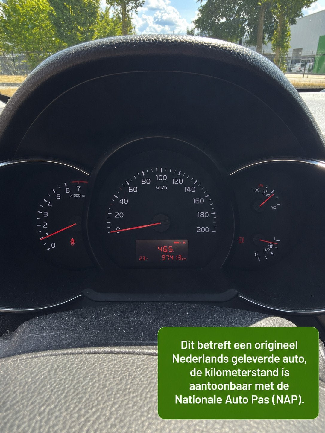 Kia Picanto 1.0 CVVT DynamicLine | Cruise Control | 100% Ond, Auto's, Voorwielaandrijving, Euro 5, Gebruikt, Handgeschakeld